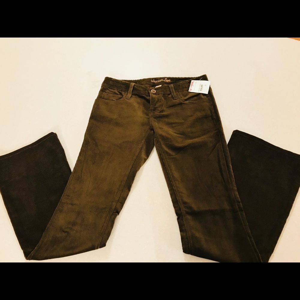 Dark brown American eagle size 0 pants